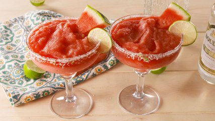 Keep It Cool With Frozen Watermelon Margaritas