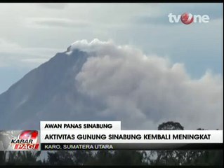 Aktivitas Meningkat, Sinabung Semburkan Awan Panas