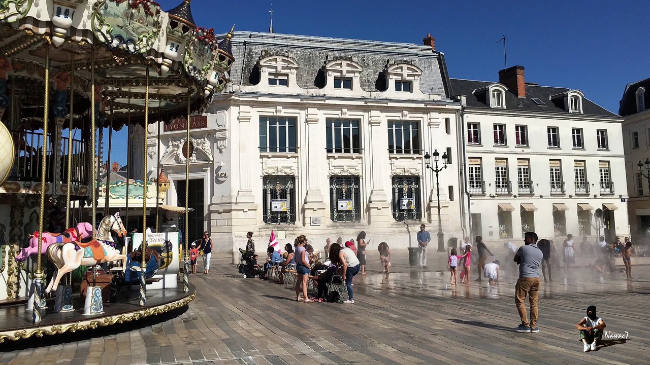 Pause à Orléans sur le Chemin de Saint-Jacques-de-Compostelle par la Voie de Tours – 06 août 2017.