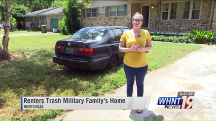 Military Family Says Tenants Trashed Their Home