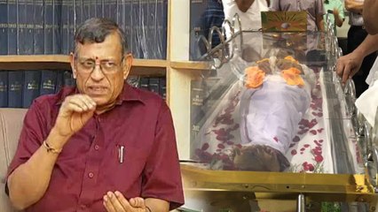 கருணாநிதிக்கு மெரினாவில் இடம் கொடுக்க கூடாது - குருமூர்த்தி