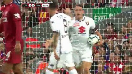 Andrea Belotti Goal HD - Liverpool 2 - 1 Torino - 07.08.2018 (Full Replay)