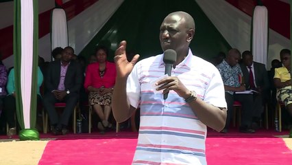 UHURU MUST WATCH THE SPEECH OF RUTO IN MAKUEN COUNTY TODAY