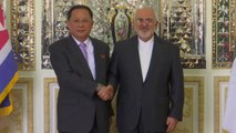 北·이란 외교장관, 美 제재 첫날 회담 / YTN