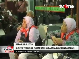 Kloter Terakhir Embarkasi Surabaya Berangkat ke Tanah Suci