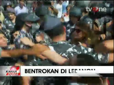 Tuntut Perbaikan Lingkungan, Warga Lebanon Bentrok dengan Polisi