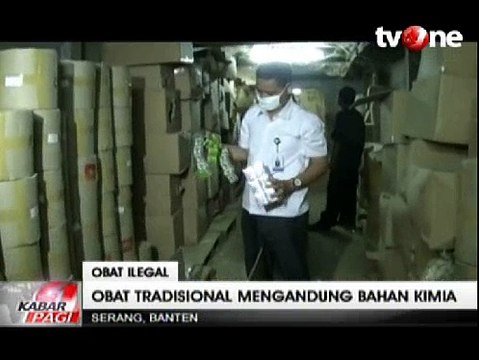 BPOM Gerebek Pabrik Obat Tradisional Ilegal