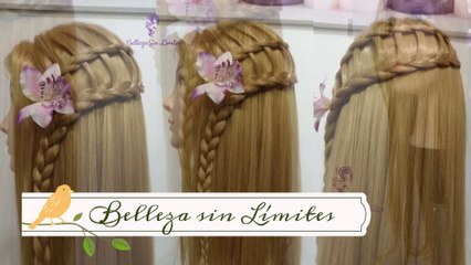 Peinado para Primera Comunión o 15 años con Trenza Escalera by Belleza sin Limites