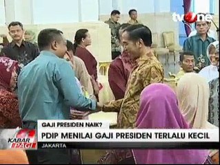 PDIP Wacanakan Kenaikan Gaji Kepala Negara