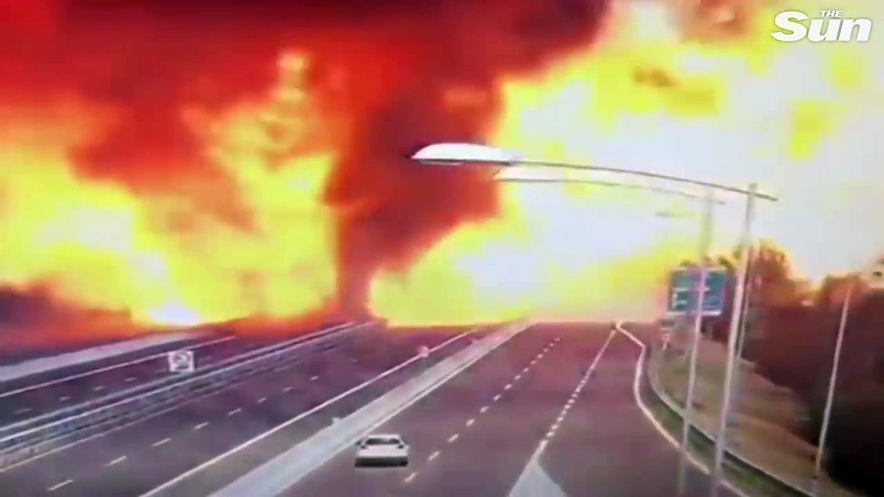 Bologna explosion: CCTV of the crash