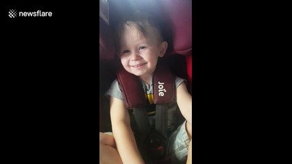 Adorable boy mispronounces 'happiness' to give it a very different meaning