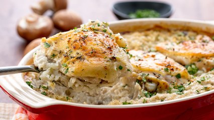 This Easy Chicken & Rice Casserole Is Pure Comfort