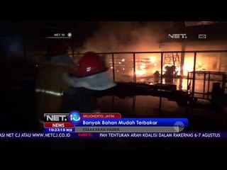 Gudang Pabrik Sepatu Habis Terbakar - NET 10