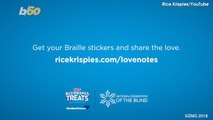 Kellogg's Rice Krispies Treats Will Now Have Braille Snack Notes