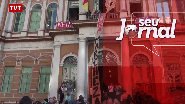 Servidores de Porto Alegre ocupam prefeitura para exigir diálogo com Marchezan Jr.