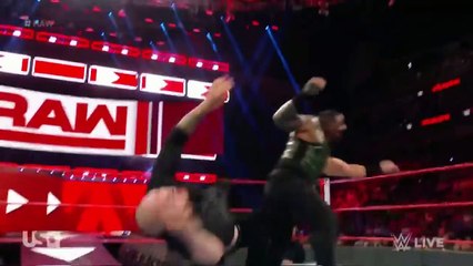 Roman Reigns vs Constable Baron Corbin: Raw, Aug. 6, 2018
