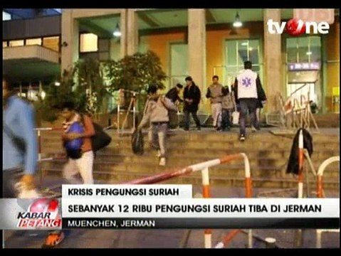 Sebanyak 12 Ribu Pengungsi Suriah Tiba di Jerman