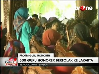 Ratusan Guru Honorer Jepara Datangi Jakarta