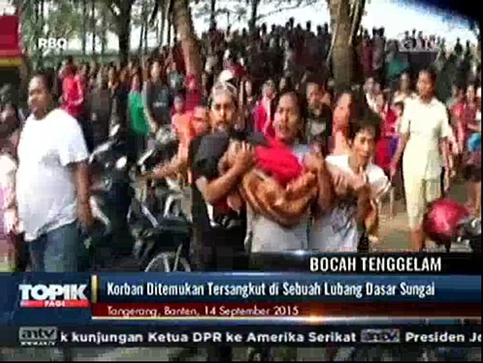 Bocah SD Tenggelam di Sungai Cisadane