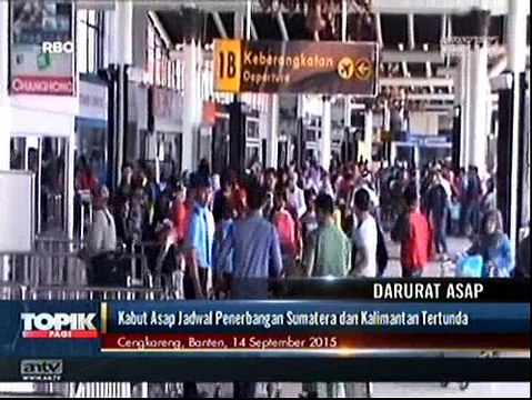 Akibat Kabut Asap, Jarak Pandang Hanya 80 Meter