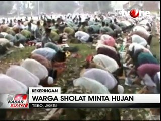 Warga Jambi dan Bogor Melaksanakan Salat Mohon Hujan