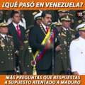  La escasa información ofrecida del supuesto atentado a Nicolás Maduro genera dudas sobre qué pasó realmente y quién está detrás de las explosiones del sábado