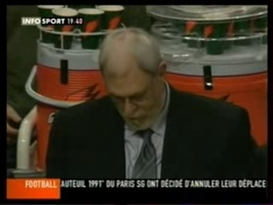 Infosport - Bandeau sur le boycott des Supras Auteuil 1991