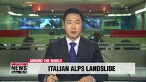2 dead, 200 evacuated after landslide hits Italian Alps