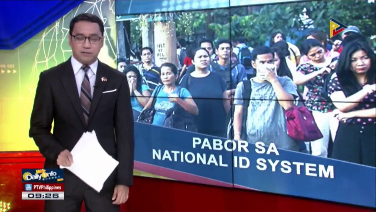 Mayorya ng mga Pinoy, pabor sa nat'l ID ayon sa SWS survey