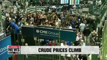 Crude prices soar as U.S. restores Iranian sanctions