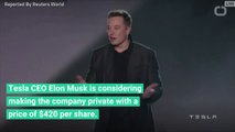 Elon Musk May Make Tesla A Private Company