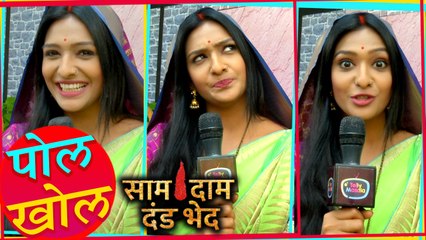 Aishwarya Khare aka Bulbul Of Saam Daam Dand Bhed Reveals Secret Of Sets | TellyMasala