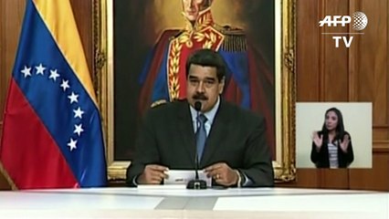 Maduro lanza ofensiva contra diputados opositores por "atentado"