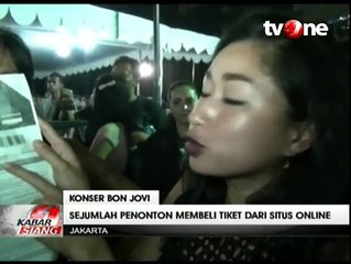Tak Dilayani Panitia, Korban Tiket Palsu Bon Jovi Mengamuk