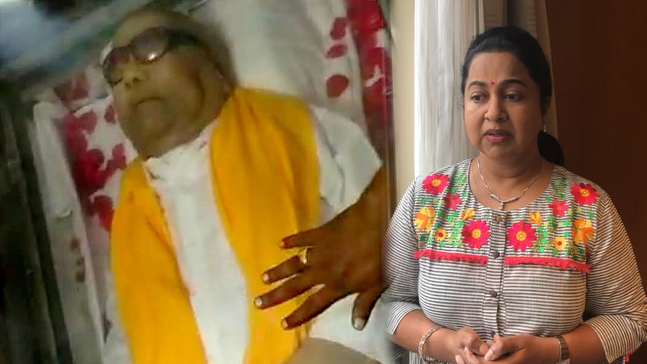 கருணாநிதி அப்பாவின் இறுதி யாத்திரையில் பங்கேற்க...