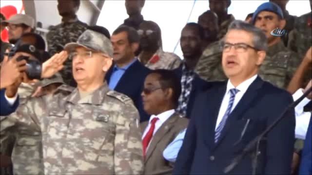 Somali Türk Görev Kuvveti Tarafından İşletilen Askeri Okul İlk Astsubay Mezunlarını Verdi