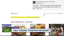 Phoenix restaurant worried Yelp burying some positive reviews