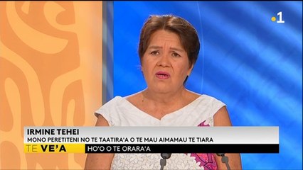 TH : Irmine Tehei , Vice- Présidente de l'association des consommateurs Te Tiara