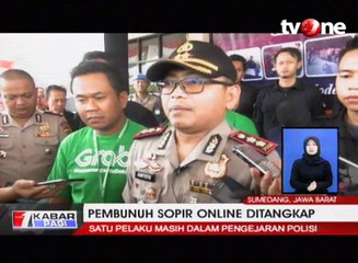 Pembunuh Sopir Angkutan Online Ditangkap Polisi