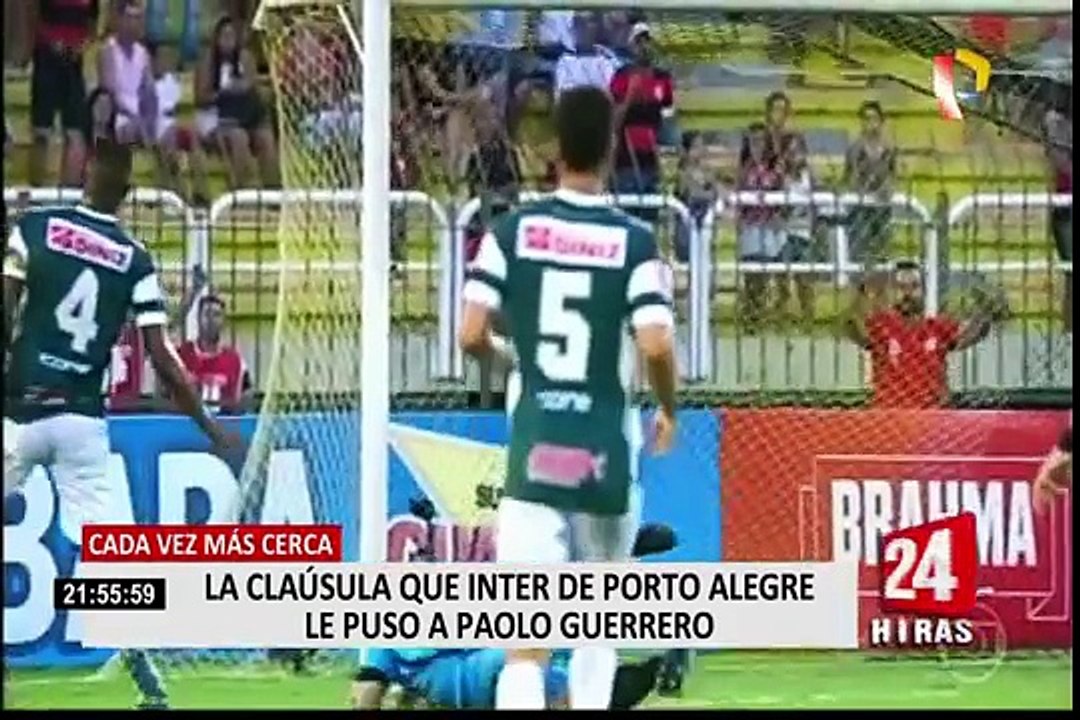 Inter de Porto Alegre impuso cláusulas a Paolo Guerrero ante posible reactivación de su sanción