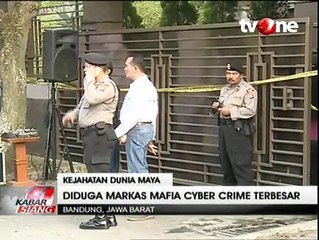 Polisi Gerebek Rumah Mewah Markas Cyber Crime di Bandung