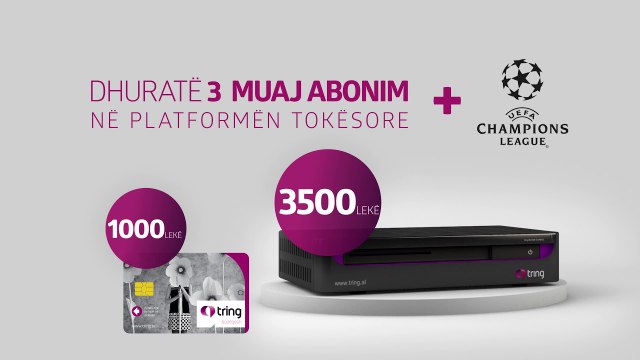 Super ofertë: aparat tokësor nga 6,900 lekë në 3,500 lekë + 3 muaj abonim Dhurate