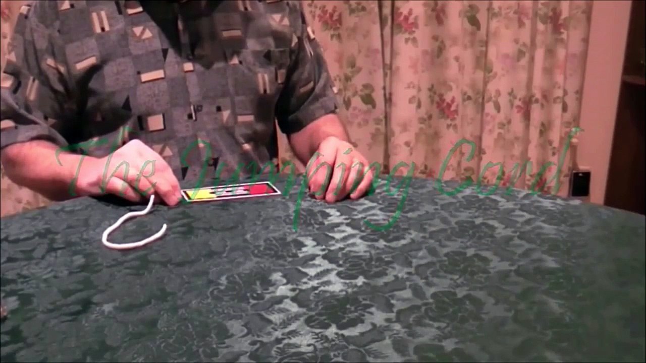 The Jumping Cord - A Trapped Cord Strangely Jumps From Its Position On A Board