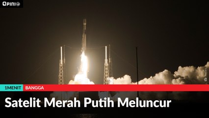 #1MENIT | Satelit Merah Putih Meluncur
