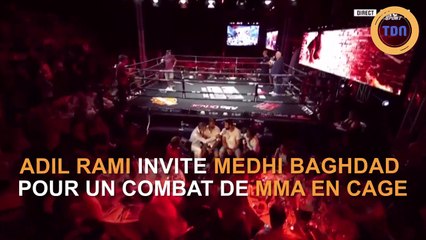 Adil Rami invite Medhi Baghdad pour un combat de MMA en cage !