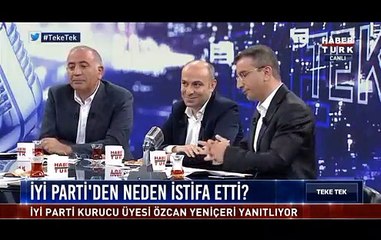 Özcan Yeniçeri İYİ Parti'den neden istifa ettiğini böyle açıkladı