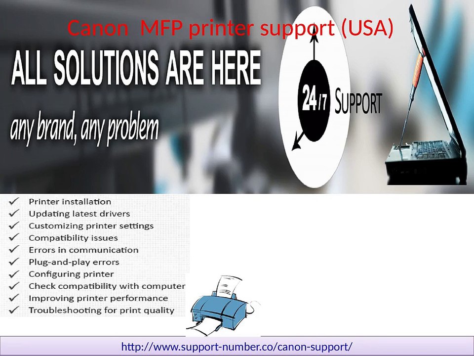 Canon MFP technical Support