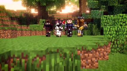 Fortnite Battle Royale (Minecraft Animation)