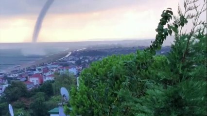 Yeniköy sahilinde  hortum - İSTANBUL