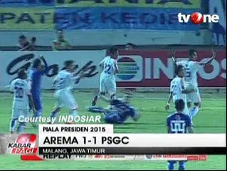 Ditahan PSGC, Arema Tetap Amankan Tiket 8 Besar